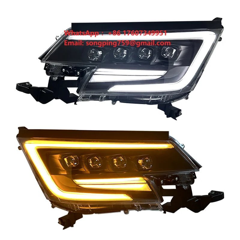 YU GUANG for Toyota Hiace 300 Series 2019 2025 Auto Parts Headlight LED Headlights Upgrade Durable Front Lens Projector Assembly
