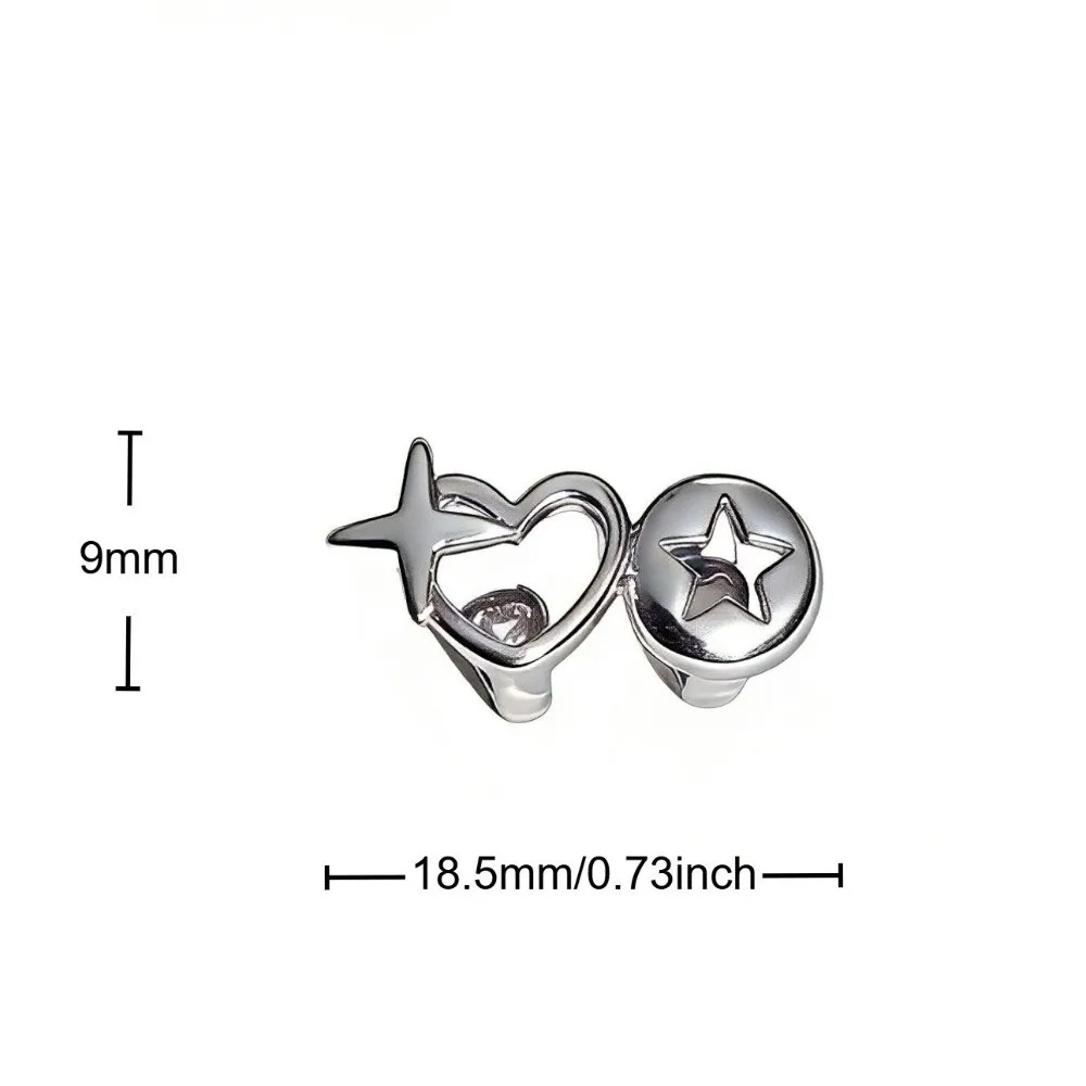 Fashion Hollow Heart Hip Hop Tooth Grillz Copper High Polish Dental Grills Heart Shape Tooth Caps Couple