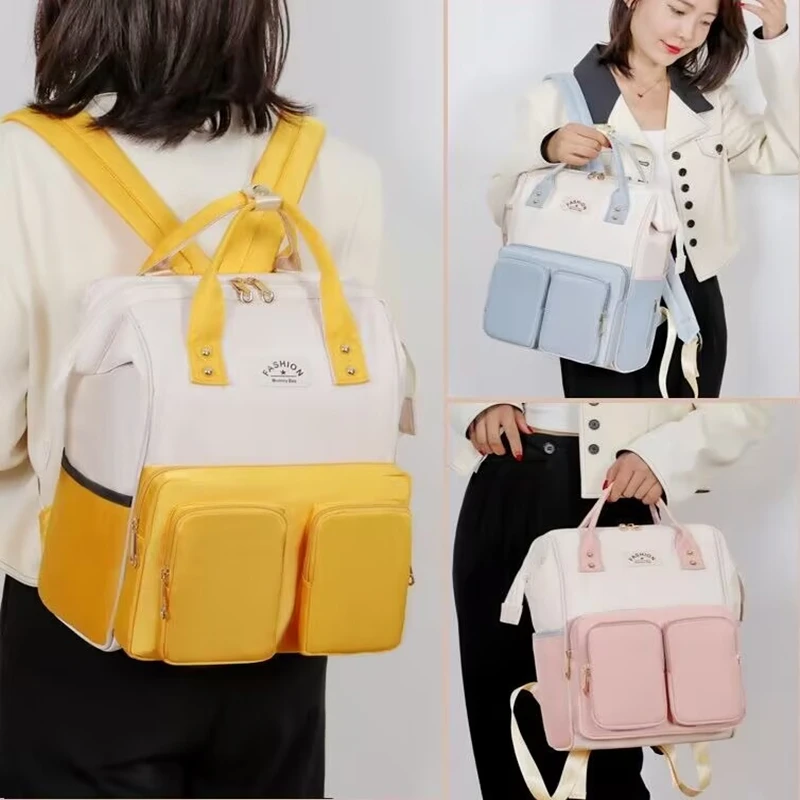 Maternity Bag for Baby Stuff Handbag Baby Nappy Bag Mummy Diaper Bag Mommy Backpack Waterproof Storage Handbag Outdoor Travel