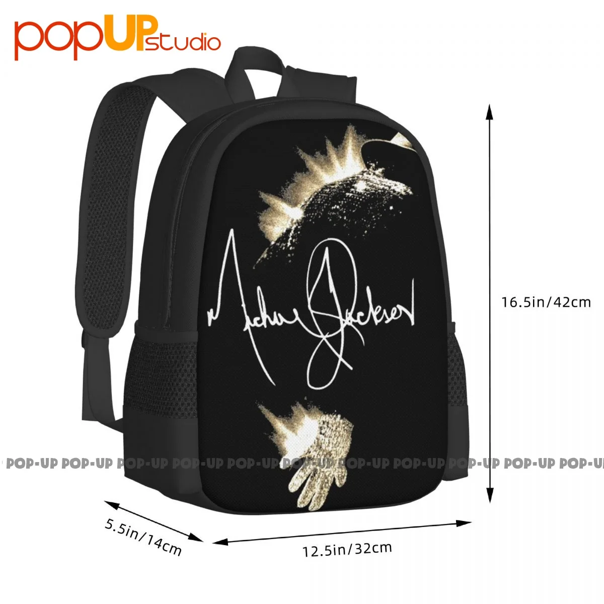 Michael Jackson Concert Tour Signature Backpack Large Capacity Travel Softback Sports Style Outdoor Running