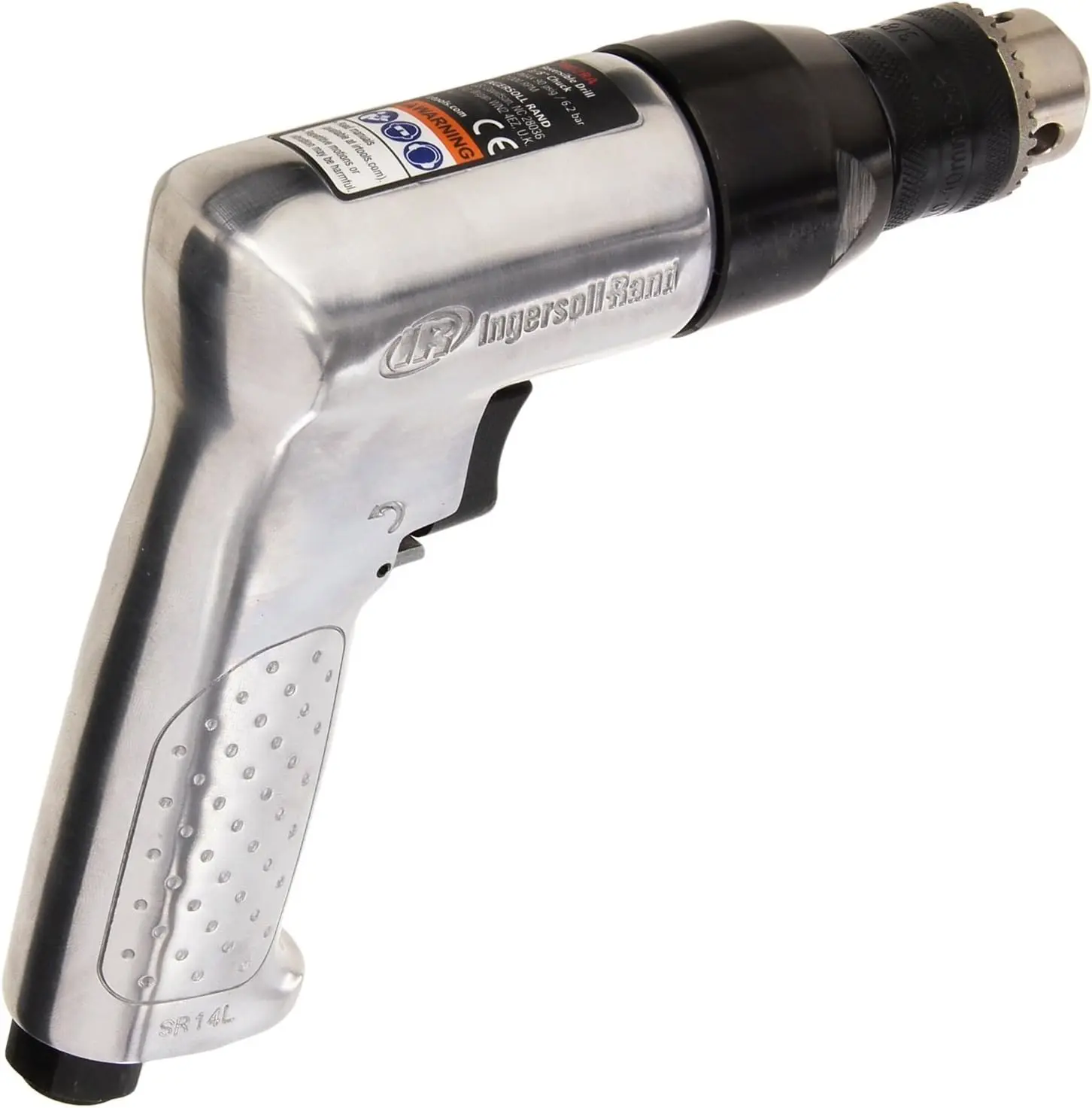 

7802RA 3/8" Keyed Chuck Air Drill, 2000 RPM, 0.5 HP, 2.65in-lb Torque, Pistol