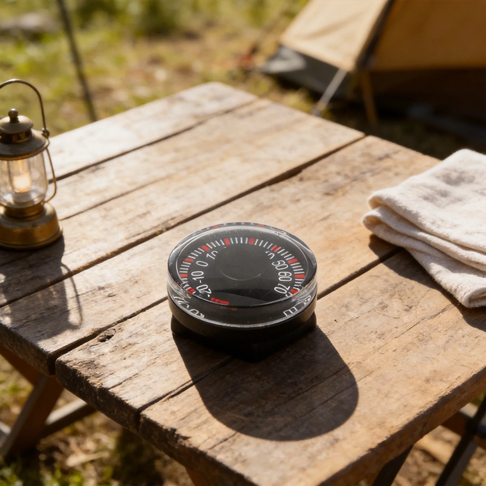 Casement Style For Dial Thermometer for Indoor Outdoor Applications Including Greenhouse Kitchen Living Room Office