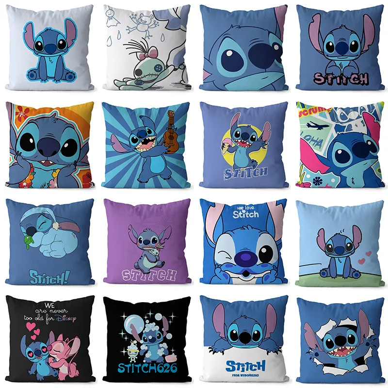 Cute Lilo & Stitch Pillowcase Kawaii Stitch Party Decoration Anime Accessories Cartoon Pillowcase Birthday Gift for Children Toy