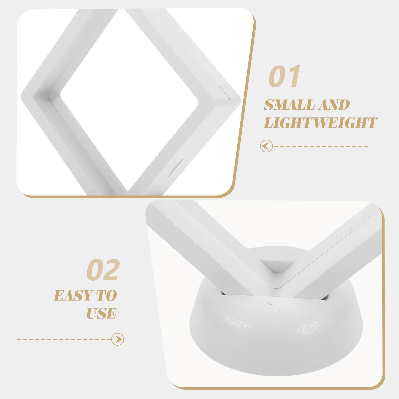 

Transparent Jewelry Display Stand Floating Frame for Medals Coins Stamps Shadow Case Plastic Gifts