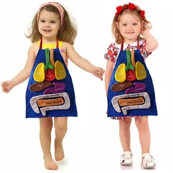 3D Organ Apron, Human Body Organs Apron Awareness Educational Tool Toy for Kids, Anatomy Costume Apron Plush Stuffed Viscera Aid