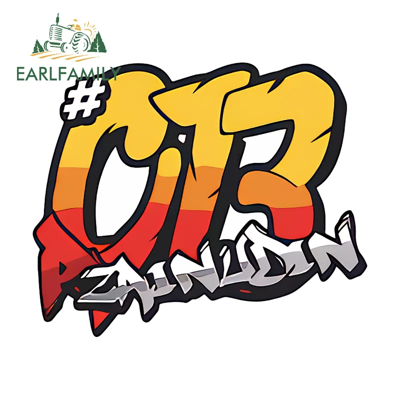 

EARLFAMILY Electric Bike Stickers Suitable For Motorcycles Electric Scooter Decoration Personalized Waterproof Scratch Cover