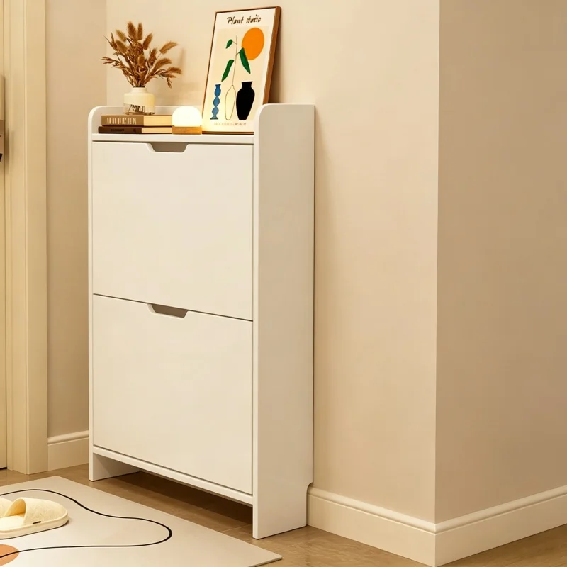 2-stöckiger Holz-Schuhorganize – Shoe Rack Cabinet Narrow Entryway Bewertung und Preis