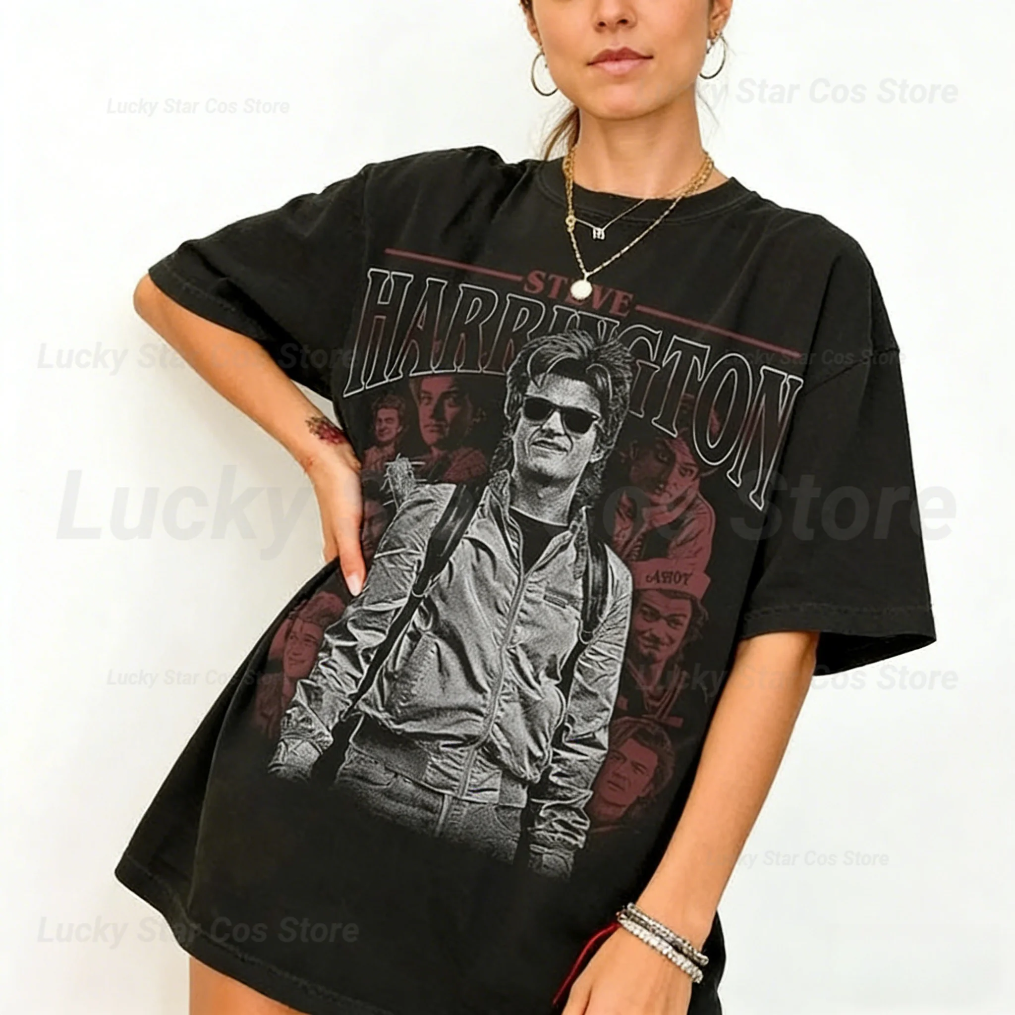 

Steve Harrington T-Shirt Unisex Graphic Tee 80s TV Show Shirt Retro Vintage Clothing Fan Gift