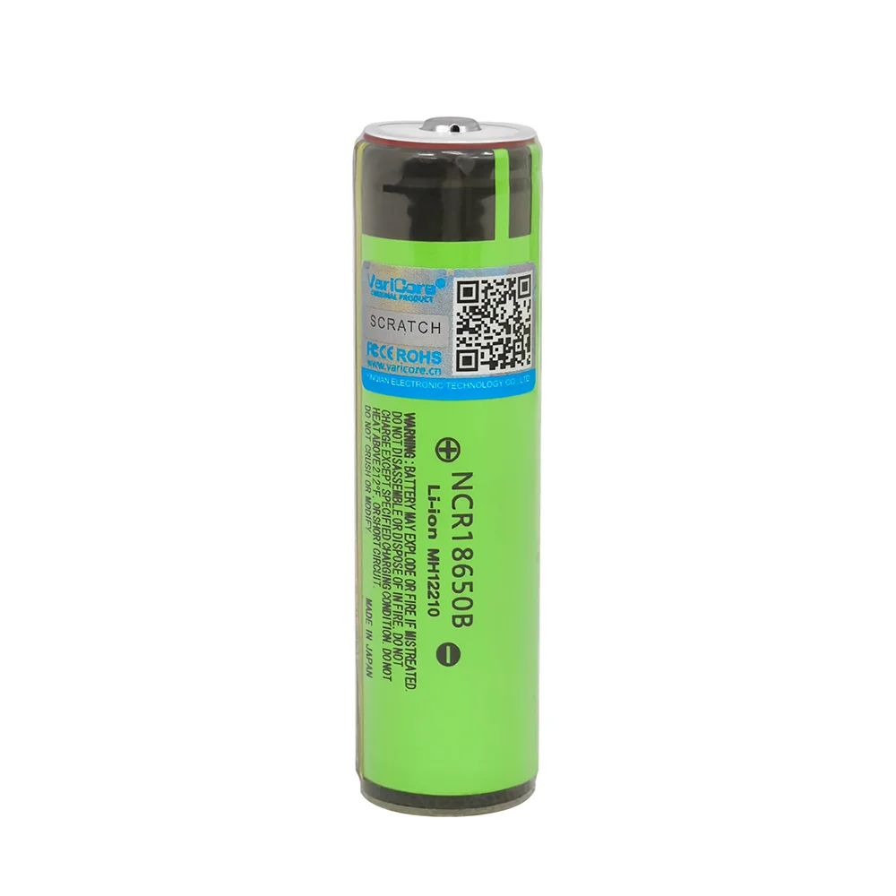 100% New secure Original NCR18650B 3400mAh 18650 Rechargeable Battery with PCB 3.7v for Flashlight batteries
