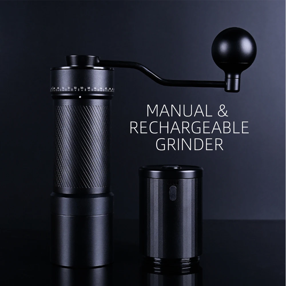 

Dual-Mode (Manual/Auto) Coffee Grinder 10 Pins Adjustable Stainless Steel Efficient Coffee Bean Grind