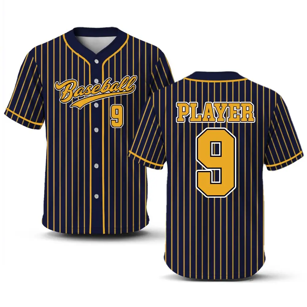 Customizable Short-sleeved Baseball Jerseys WIFRU Outdoor Sports Breathable Training Uniforms Teen Fashion Hip-hop Streetwear