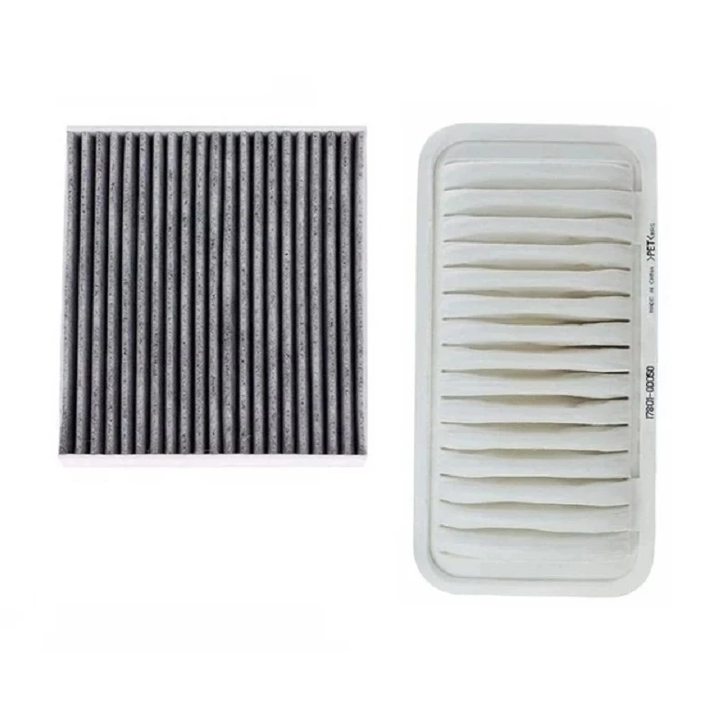 For Toyota Corolla Matrix E130 Typ Cars Autos Cabin Engine Air Filter 17801-22020 88568-02020 Pollen Activated Carbon 2003-2008