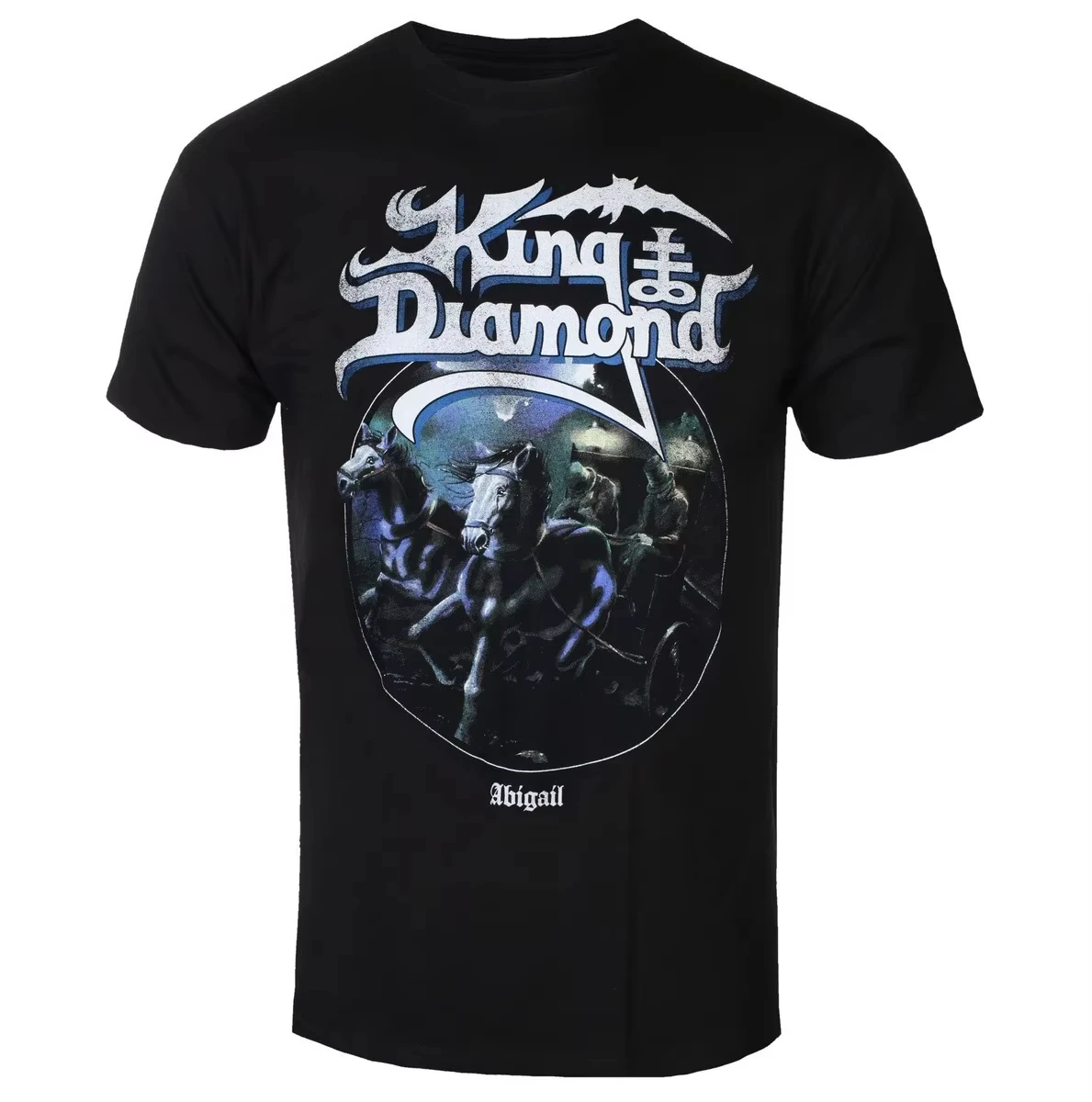 

King Diamond Abigail Tracklist Peripheral Pattern Printing Summer High Quality Cotton Men's and Women's T-Shirts Short Sleeves