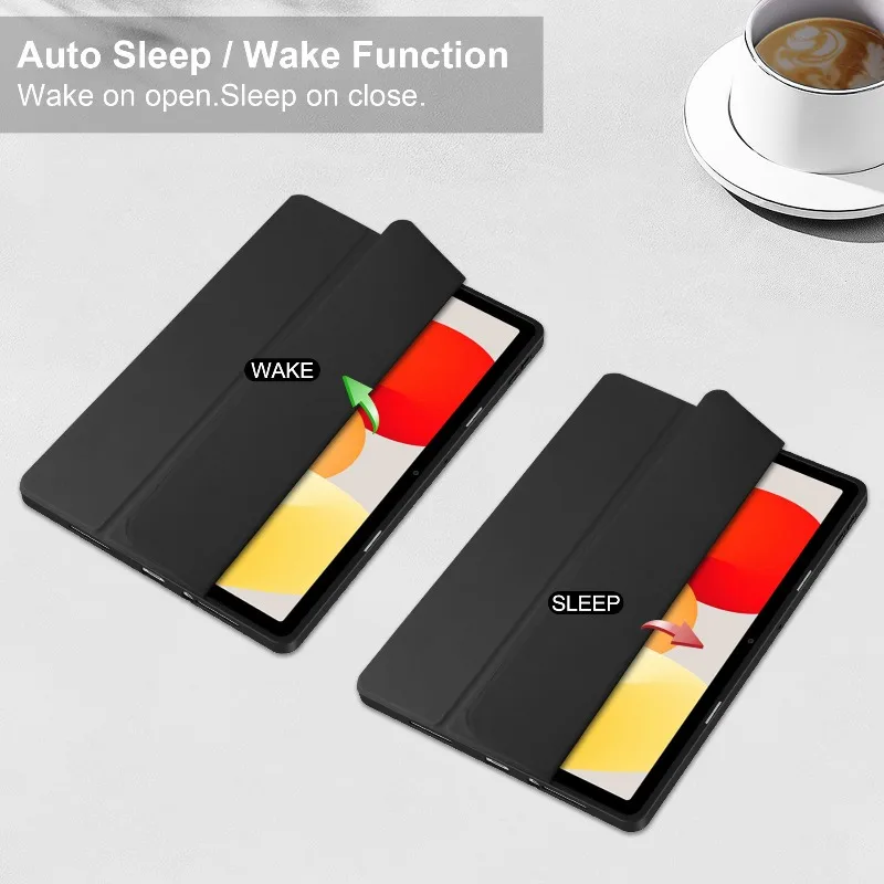 For Xiaomi Poco Pad M1 Case With Pencil Holder Magnetic Folding Stand Cover Funda for Redmi Pad 2 Pro 12.1 inch 2025 accessories