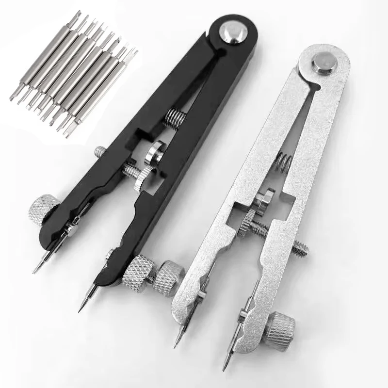 Repair Tool Watch Band Remover Plier Spring Bar Watch Strap Aluminum Alloy Repair Removing Tool V-Shaped Adjuster Plier 6825