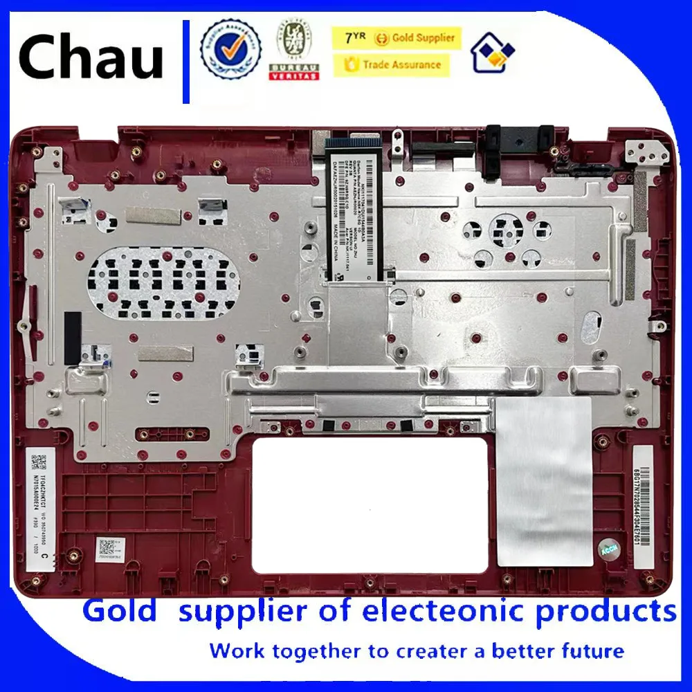 

New For Chau Aspire ES1-131 V3-111P 112P E3-111 112 Laptop shell, palmrest cover with keyboard Red 60.G17N7.028
