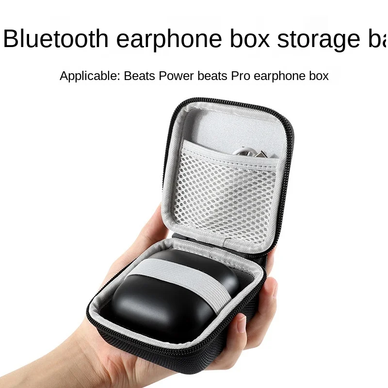 For Apple Beats Powerbeats Pro Bluetooth Headset Storage Bag Powerbeats Hard Shell Protective Cover Data Cable Box