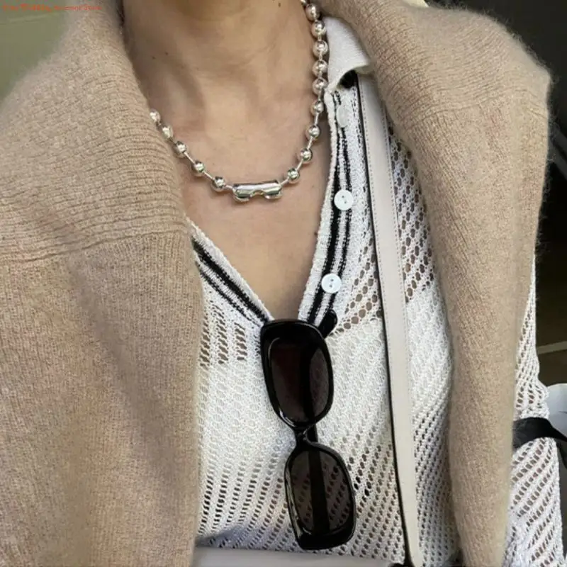 G92D موضة بسيطة سلسلة الترقوة للنساء الفتيات مجوهرات الزفاف حفلة عيد ميلاد هدية