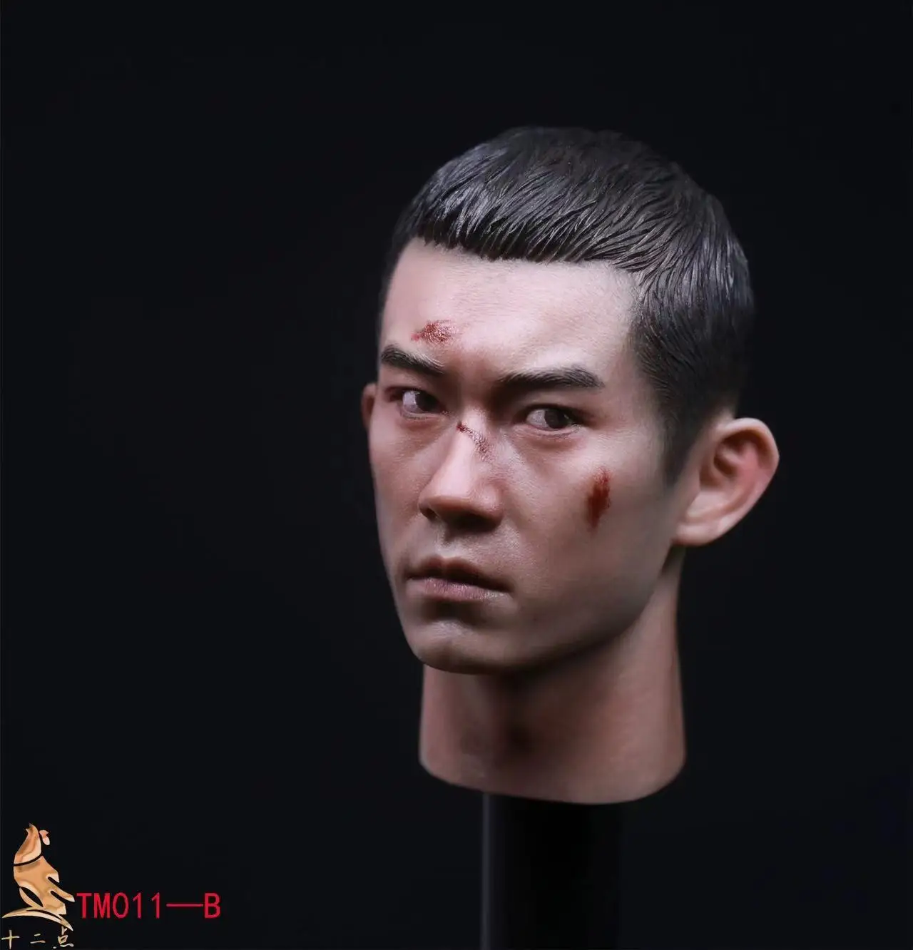 

TM011 Head Carving 1/6 Male Soldier Chinese Military Model People Volunteers Man Model Fit 12'' Action Figure Body