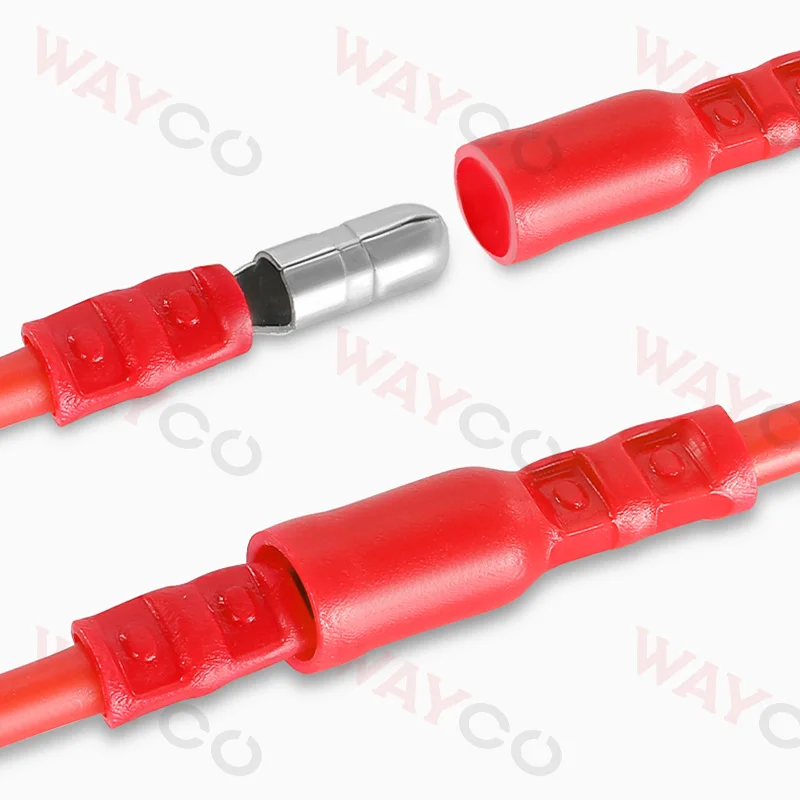 30 Set Bullet Crimp Terminal Wire Connectors Male Female Sealed Connection For Quick Splice Car Automotive and Electrical Cables