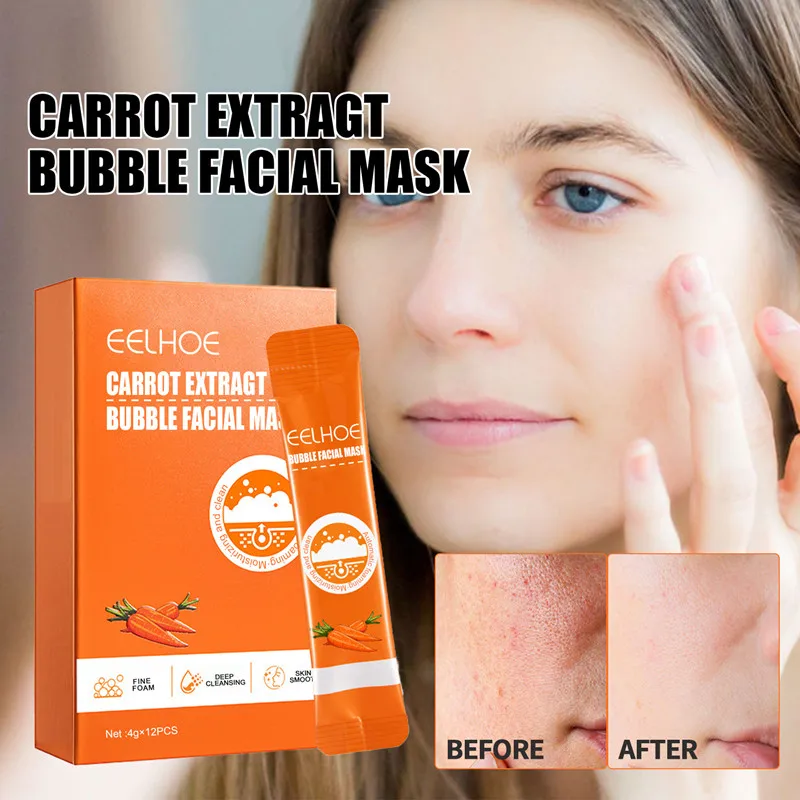 

Foam Mask That Shrinks Pores Carotene Moisturize Mask Anti-wrinkle Mask To Remove Blackheads Acne Improve Melanin Brighten Skin