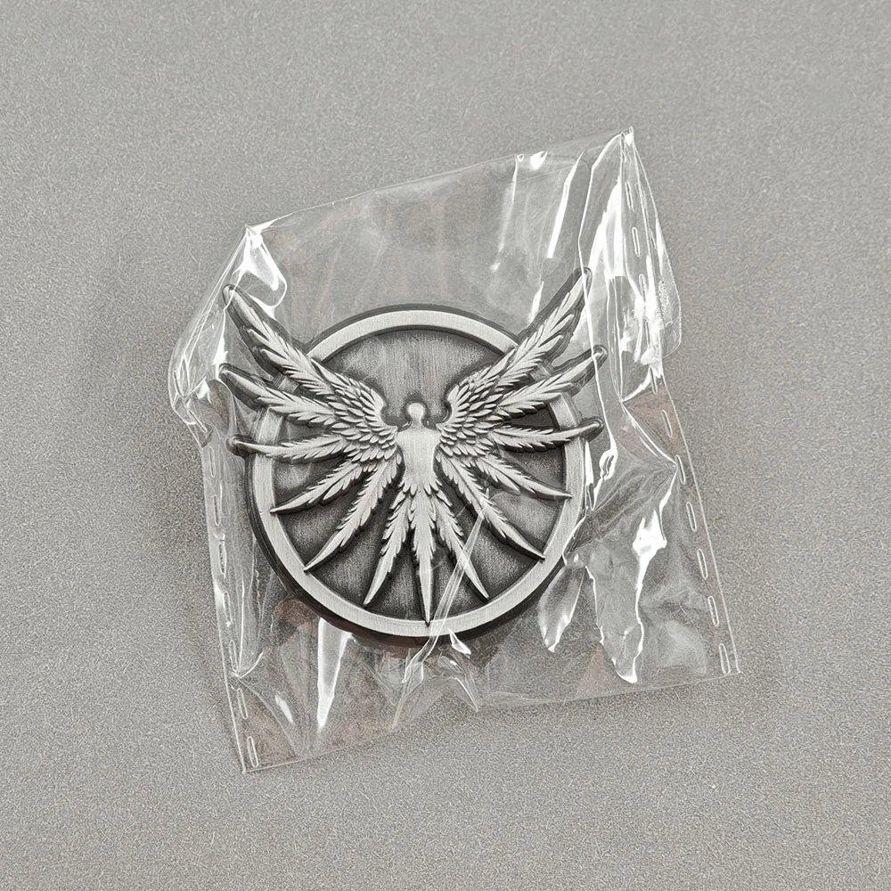 SCP-001 Torwächter-Brosche Seraphim Metall-Abzeichen Sechsflügeliger Engel Emaille-Pin Mystisches Fantasy-Spiel Community-Abzeichen Schmuckgeschenk – Detail 12