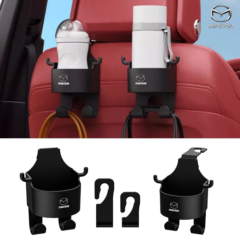 For Mazda Car Seat Hook Hanger Storage Organizer Cup Handbag Hooks For Mazda 3 Alexa CX-30 CX30 CX5 CX 5 CX-5 CX8 CX9 CX4 Car Ac