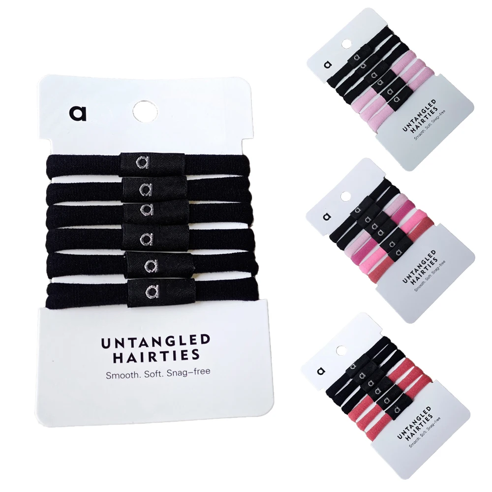 

6 Pcs Hair Rope Cute Daily Multicolor Hair Accessories Elastic Ponytail Sports Headrope