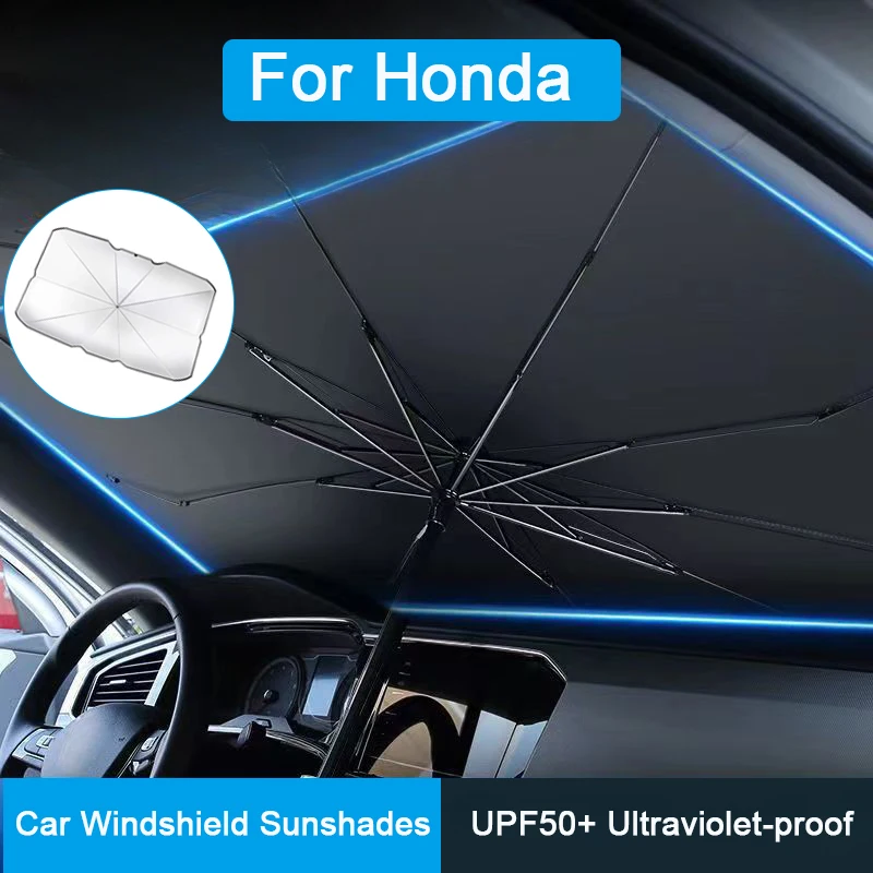 For HONDA Accord CRV Pilot Civic JAZZ Pilot CR-V Car Windshield Sunshades Front Shading Umbrella