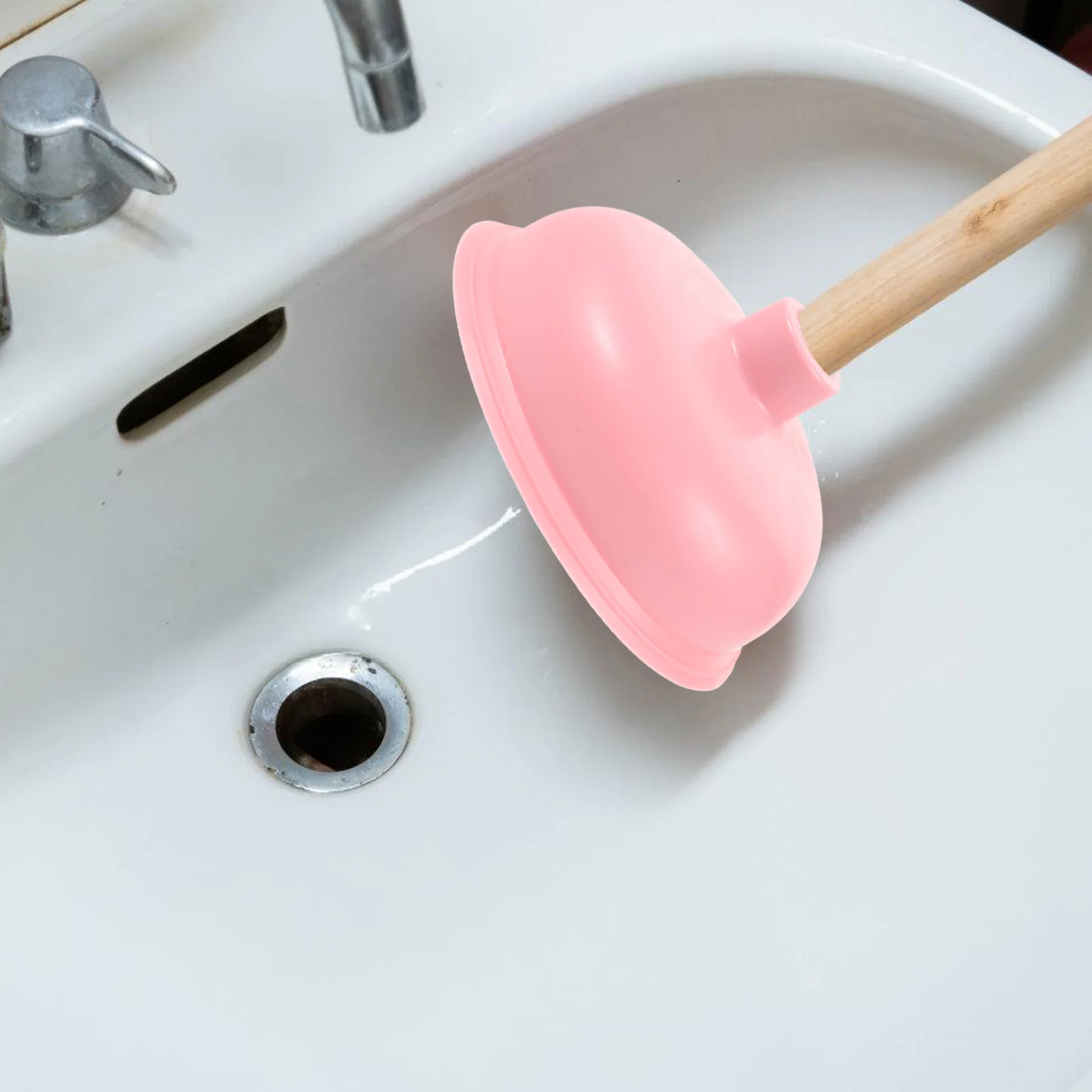 

2pcs Toilet For Home Dorm Hotel Household Bathroom Supply Accessory Plunger Force Cup Home Toilet Plunger Head Head