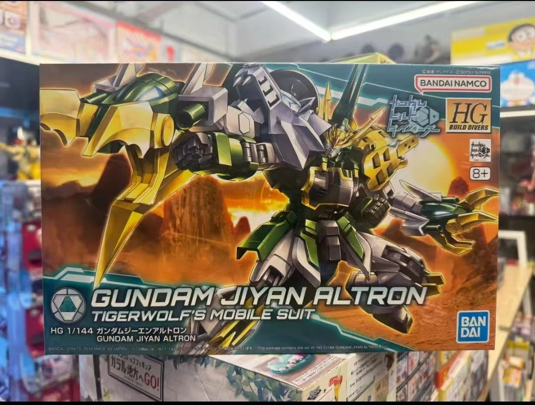 

Оригинальная коробка Bandai HG 1/144 Gundam JIYAN ALTRON TIGERWOLFS МОБИЛЬНЫЙ КОСТЮМ Аниме Фигурки Сборная модель Коллекция Подарочная игрушка