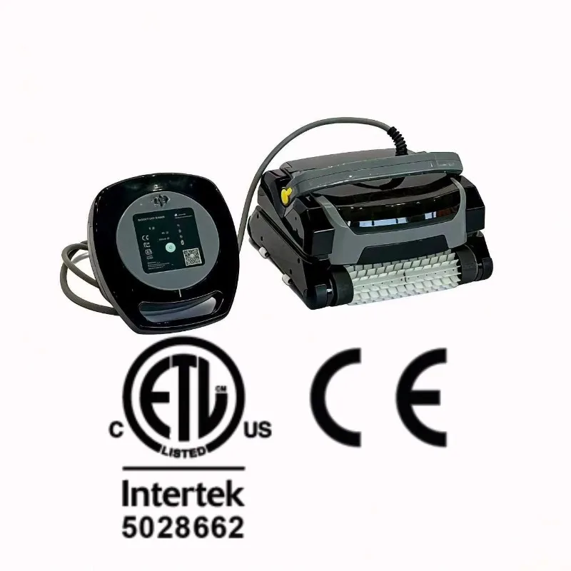 Hot Sales Powered Robotic Pool Cleaner Technology Cordless Ground Pool Skimmer Conveniently Automatic WC-3014