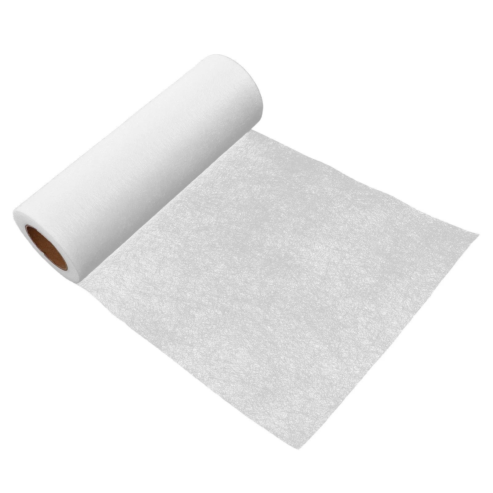 1 Roll Double Sided Fusible Web Iron on Lightweight Non-Woven Interfacing for Sewing Hemming DIY Crafts Fabric Bonding