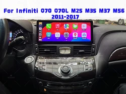 For Infiniti M37 Q70 Q70L M25 M56 2013-2017 Android Carplay Car Radio Stereo Video Player Multimedia Navigation Screen Head Unit