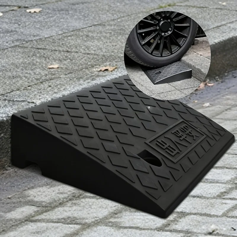 2pcs Portable Ramps/Non-Slip Surface/Durable Materials/Perfect for Vehicles, Motorcycles,Height/User-Friendly Loading