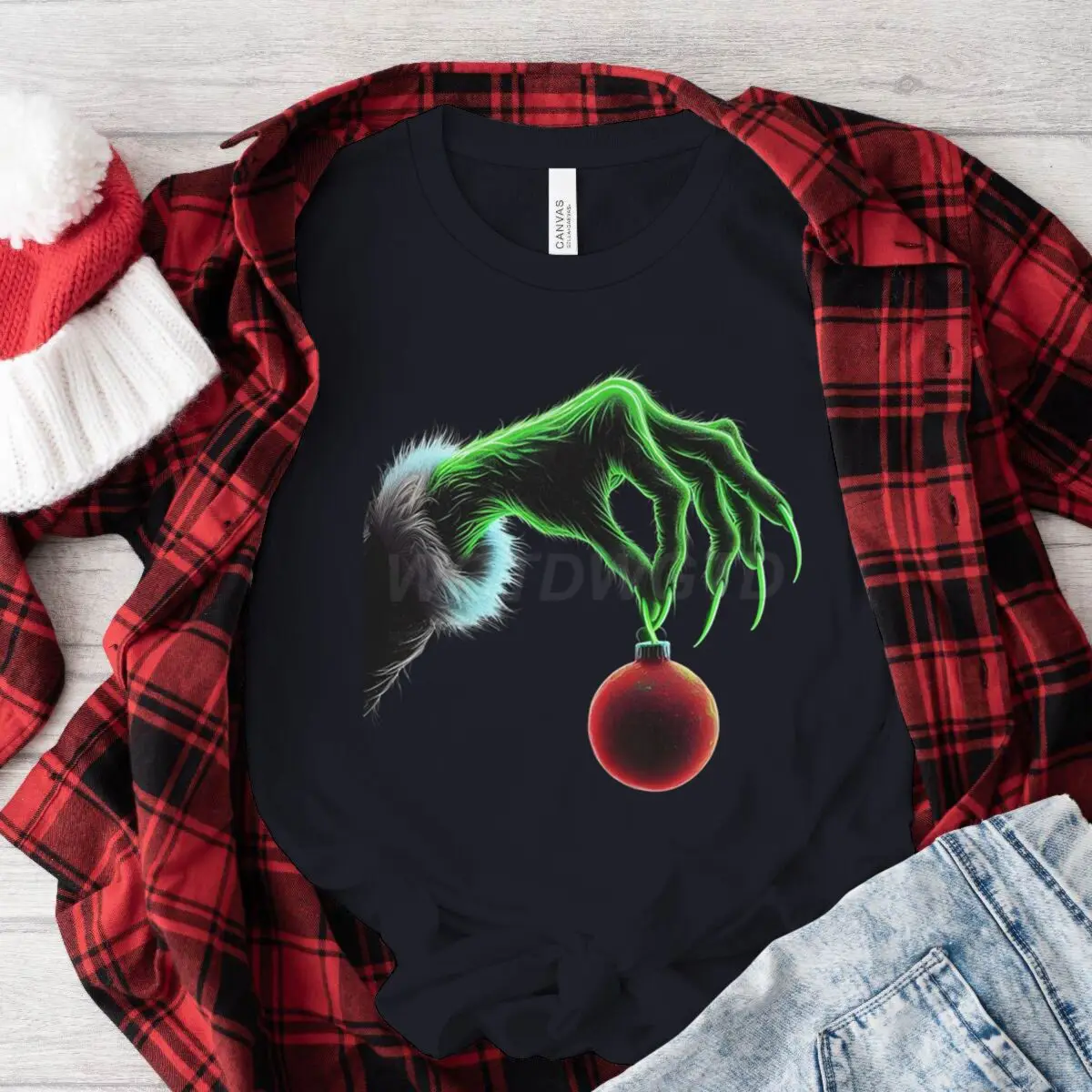 

Women's Men's Clothing Christmas Harajuku Fashion Streetwear Clothes Crew Neck Classic Tops Christmas Hand Vintage Shirts