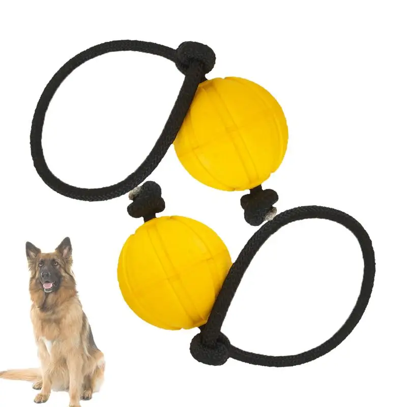 Dog Training Ball On Rope Dog Rope Toys Ball Fun Dogs Balls Toys Keep Teeth Healthy And Boost Physical And Mental Health For Dog