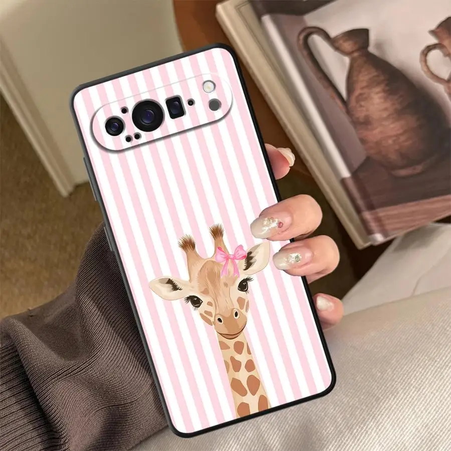 Cartoon Giraffe Funda Phone Cover Case for Google Pixel 10A 6 7 8 Pro 10 9 Pro XL 7a 6a 9a 8a view 4