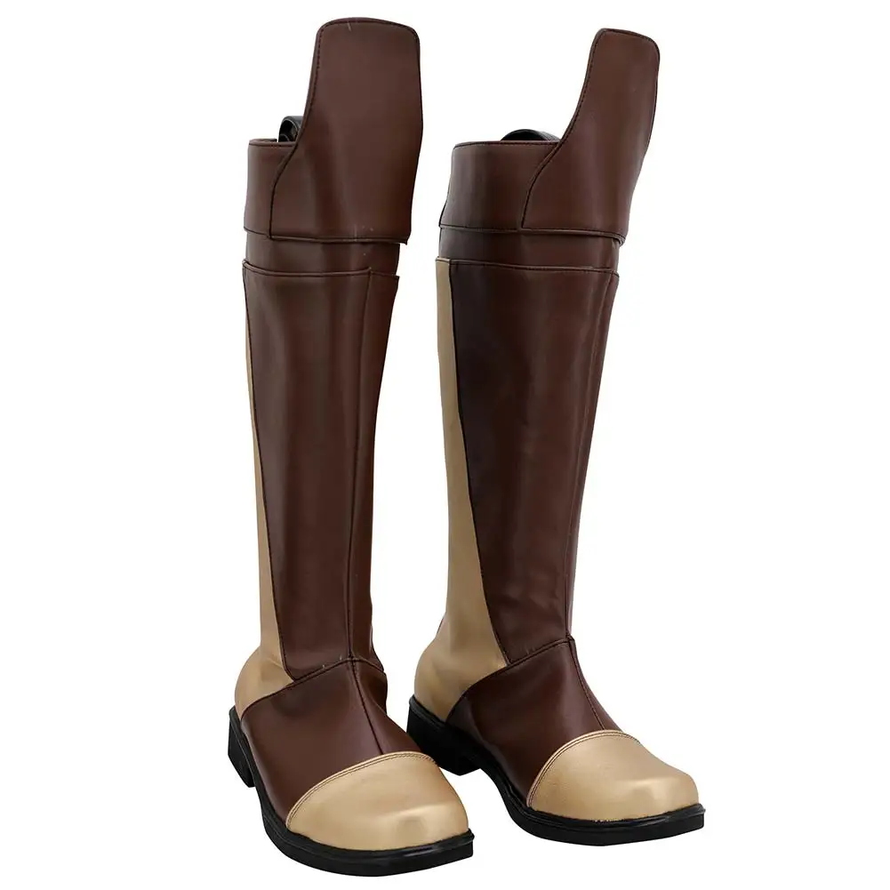 Fantazja Templariusza Fantasy Guard Buty Cosplay Męskie Imperialne Botki Wojskowe Din Fantasia Djarin Obuwie Kostiumy Halloween Akcesoria