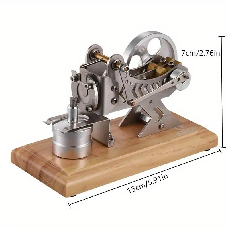 Power Stirling Engine Motor Model Educational Hot Air Science Experiment Desktop Ornament Collection