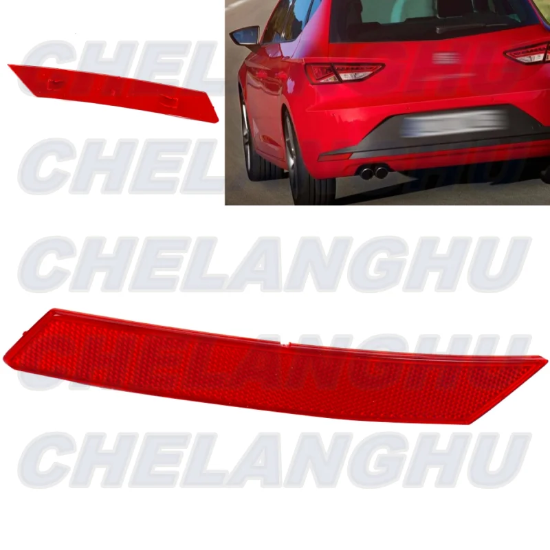 For Seat Leon FR 2013 2014 2015 2016 Left Side Rear Bumper Reflector Light Lamp Car accessories 5F0945105G