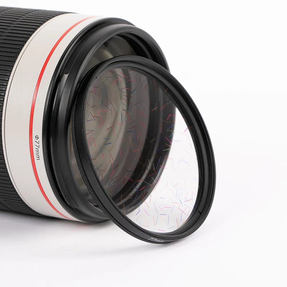 1PC Photography Seven-Color Starry Light Filament Glow Special Effects Filter for SLR Camera Lens Accessories