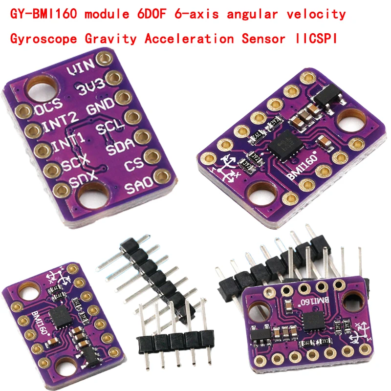 GY-BMI160 module 6DOF 6-axis angular velocity gyroscope gravity acceleration sensor IICSPI