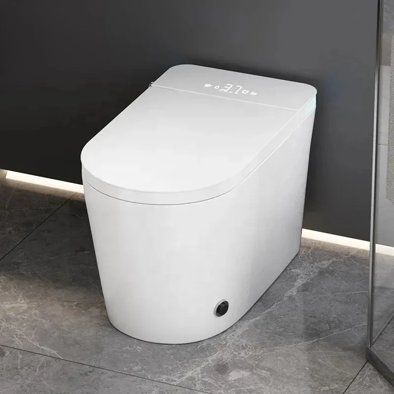 

Best Selling Automatic Ceramic Smart Toilet Floor Mounted Sanitary Ware Remote Control Convenient Seat Heating
