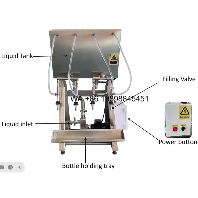 Wmwmnu for Automatic Small Bottle Filling Capping Bottling Line Drinks Whisky Glass Bottle Wine Filling