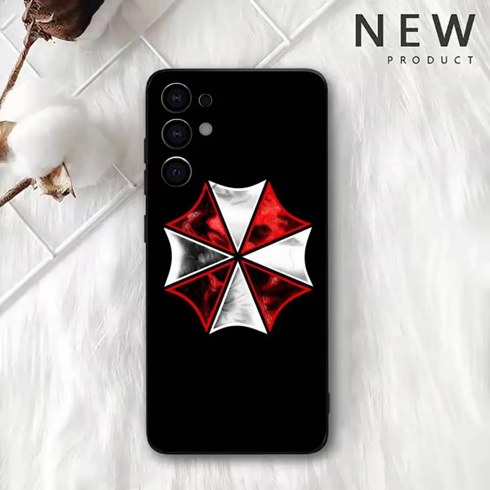 เคสโทรศัพท์ U-Umbrella Corporation สำหรับ Samsung S25,S24,S21,S22,S23,S30,Ultra,S20,Plus,Fe,Lite สีดำ