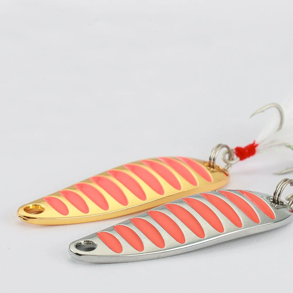 Fishing Lure Spoon 5g 7g 10g 15g 20g Gold/Silver fishing bait Spoon Hard Lures Metal Lure