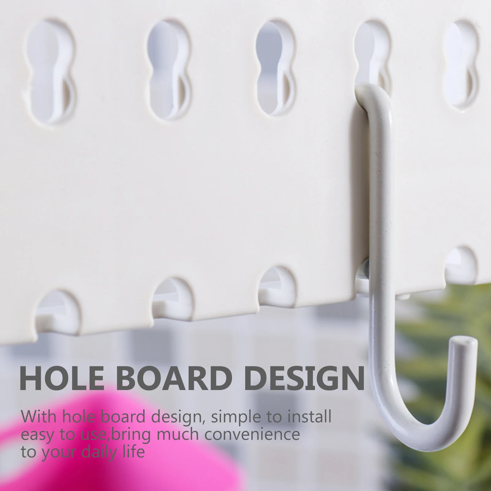 

1Set Recycling Waste Bin Set Simple Hole Board Design Wall Sorting Trash Bin for Kitchen Organization and Clean Environment