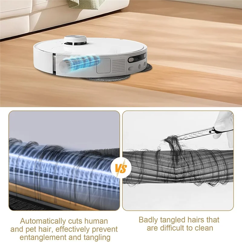 A74G-Tricut borstelvervanging voor Dreame X40 Ultra,L20 Ultra,L10s Ultra,L10s Pro Ultra,L40 Ultra,X30 Ultra robotstofzuiger