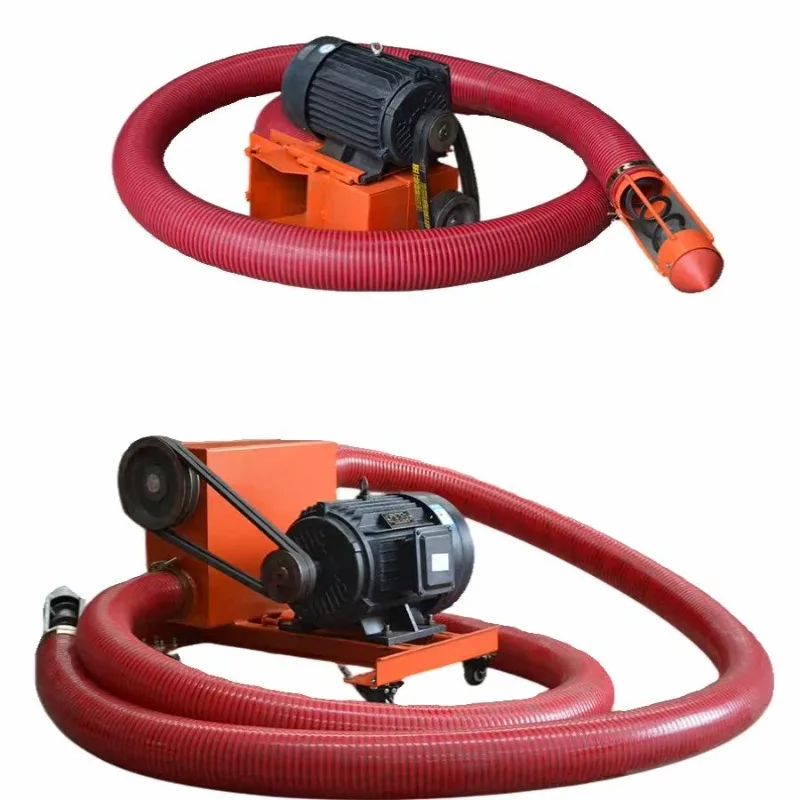 

High Power 120mm Auger Grain Suction Machine Flexible Hose Conveyor for Corn Wheat Sand Truck Loading & Bagging 220V/380V